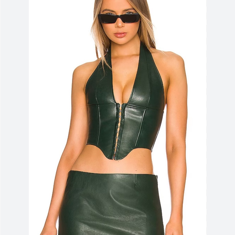 Miaou Mara Corset Green